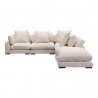 Moe's Home Collection Tumble Dream Modular Sectional Cappucino - Front Angle