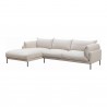 Jamara Sectional Left - Light Grey - Jamara Sectional Left - Light Grey - Arm Side Angled