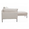 Jamara Sectional Right - Light Grey - Side View