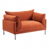 Moe's Home Collection Jamara Chair And A Half - Front Side Angle