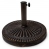 32 LBS. Resin Coated Iron Umbrella Stand 