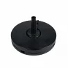 70 pound - 20" Diameter Resin Coated Concrete Base - Black - 70 pound - 20" Diameter Resin Coated Concrete Base - Black