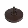 70 pound - 20" Diameter Resin Coated Concrete Base - Bronze - 70 pound - 20" Diameter Resin Coated Concrete Base - Bronze
