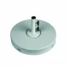 70 pound - 20" Diameter Resin Coated Concrete Base - Silver Mist - 70 pound - 20" Diameter Resin Coated Concrete Base - Silver Mist