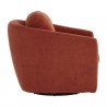 Sunpan Irina Swivel Lounge Chair in Treasure Russet - Side Angle