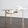 Sunpan Diesel Coffee Table in Gold-Rose Gold Mirror - Lifestyle