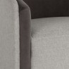 Sunpan Sheva Lounge Chair Erndst Sandstone-Meg Ash - Seat Closeup Angle