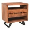 Moe's Home Collection Madagascar Nightstand - Front Side Angle - Moe's Home Collection Madagascar Nightstand - Front Side Angle