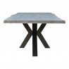Moe's Home Collection Edge Small Dining Table - Side Angle