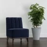 Sunpan Kosovo Modular Banquette - Single Seat in Abbington Navy - Lifestyle - Sunpan Kosovo Modular Banquette - Single Seat in Abbington Navy - Lifestyle