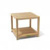 Anderson Teak Glenmore 22" Side Table with 1-Tier-2 - Anderson Teak Glenmore 22" Side Table with 1-Tier-2