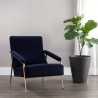 Sunpan Tutti Lounge Chair Abbington Navy - Lifestyle
