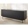 Greenington Santa Cruz 4 Drawer Double Dresser, Wheat - Back Side Angle