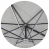 Bellini Home and Gardens Stillo 10' Cantilever Square Parasol Umbrella-Aluminum Pole- Lava Inside View