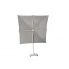 Bellini Home and Gardens Stillo 10' Cantilever Square Parasol Umbrella-Aluminum Pole- White Full View