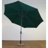 Shade Trends 11ft x 8 Rib Premium Market Umbrella with Grey Pole-DU - Forest Green - Shade Trends 11ft x 8 Rib Premium Market Umbrella with Grey Pole-DU - Forest Green