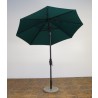 Shade Trends 7.5' x 8 Rib Premium Market Umbrella - Forest Green