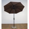 Shade Trends 7.5' x 8 Rib Premium Market Umbrella - Kona Brown