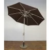 Shade Trends 9' x 8 Rib Premium Market Umbrella - Kona Brown - Shade Trends 9' x 8 Rib Premium Market Umbrella - Kona Brown