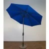 Shade Trends 9' x 8' Rib Premium Market Umbrella - Blue - Shade Trends 9' x 8' Rib Premium Market Umbrella - Blue