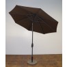 Shade Trends 9' x 8' Rib Premium Market Umbrella - Black