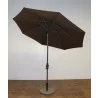 Shade Trends 9' x 8' Rib Premium Market Umbrella - Black - Shade Trends 9' x 8' Rib Premium Market Umbrella - Black