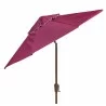 Woodard 7.5' Aluminum 8-Rib Market Umbrella - Angled - Woodard 7.5' Aluminum 8-Rib Market Umbrella - Angled