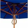 Woodard 7.5' Aluminum 8-Rib Market Umbrella - Folding Frame - Woodard 7.5' Aluminum 8-Rib Market Umbrella - Folding Frame