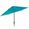 Woodard 9' Aluminum Market Umbrella with Collar-Tilt - Woodard 9' Aluminum Market Umbrella with Collar-Tilt