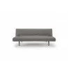  Unfurl Sofa in Dark Wood Legs and Soft Mustard Flower - Front -  Unfurl Sofa in Dark Wood Legs and Soft Mustard Flower - Front