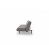  Unfurl Sofa in Dark Wood Legs and Soft Mustard Flower - Side -  Unfurl Sofa in Dark Wood Legs and Soft Mustard Flower - Side