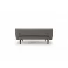  Unfurl Sofa in Dark Wood Legs and Soft Mustard Flower - Back -  Unfurl Sofa in Dark Wood Legs and Soft Mustard Flower - Back