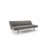  Unfurl Sofa in Dark Wood Legs and Soft Mustard Flower - Semi Reclined -  Unfurl Sofa in Dark Wood Legs and Soft Mustard Flower - Semi Reclined
