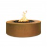 The Outdoor Plus 48" Unity Fire Pit - 24" Tall - Corten Steel