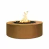 The Outdoor Plus 48" Unity Fire Pit - 24" Tall - Corten Steel - The Outdoor Plus 48" Unity Fire Pit - 24" Tall - Corten Steel