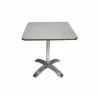 H&D Seating 23.5in Square Aluminum Patio Table - H&D Seating 23.5in Square Aluminum Patio Table
