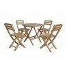 Anderson Teak Chester Alabama 5-Pieces Bistro Set 4 - Anderson Teak Chester Alabama 5-Pieces Bistro Set 4