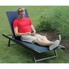 Vivere Urban Sun Lounger - Aluminum (Navy Steel) - Vivere Urban Sun Lounger - Aluminum (Navy Steel)