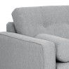 Sunpan Lautner Sofa Bed Chaise - Raf - Liv Dove - Closeup Top Angle
