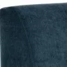 Sunpan Jaclyn Modular Armless Chair in Danny Dusty Blue - Closeup Top Angle - Sunpan Jaclyn Modular Armless Chair in Danny Dusty Blue - Closeup Top Angle