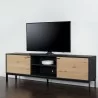 Sunpan Rosso Media Console and Cabinet - Lifestyle - Sunpan Rosso Media Console and Cabinet - Lifestyle