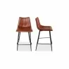 Moe's Home Collection Alibi Counter Stool in Matte Brown - Set of 2 - Set in Angle - Moe's Home Collection Alibi Counter Stool in Matte Brown - Set of 2 - Set in Angle