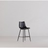 Moe's Home Collection Alibi Barstool in Matte Black - Set of Two - Lifestyle