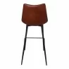 Moe's Home Collection Alibi Barstool in Brown - Set of Two - Back Angle - Moe's Home Collection Alibi Barstool in Brown - Set of Two - Back Angle