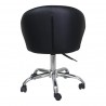 Moe's Home Collection Albus Swivel Office Chair - Black - Rear