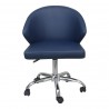 Moe's Home Collection Albus Swivel Office Chair - Blue - Front