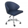 Moe's Home Collection Albus Swivel Office Chair - Blue - Perspective
