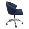Moe's Home Collection Albus Swivel Office Chair - Blue - Side
