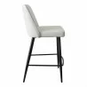 Emelia Counterstool Ivory - Side ViewMoe's Home Collection Emelia Counter Stool Ivory - Side Angle - Emelia Counterstool Ivory - Side ViewMoe's Home Collection Emelia Counter Stool Ivory - Side Angle