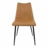 Moe's Home Collection Alibi Dining Chair in Tan - Set of Two - Front Angle - Moe's Home Collection Alibi Dining Chair in Tan - Set of Two - Front Angle